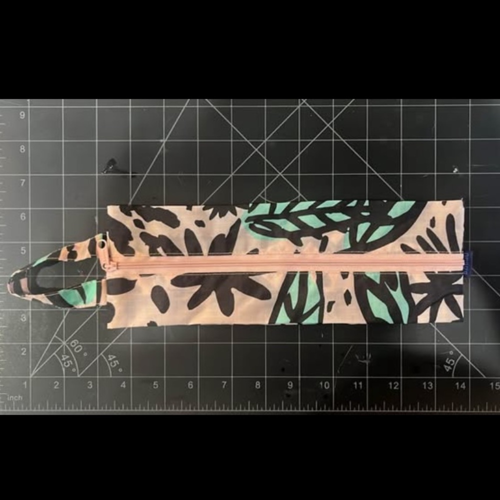 Baggu Pink & Black 3D Zip Pouch